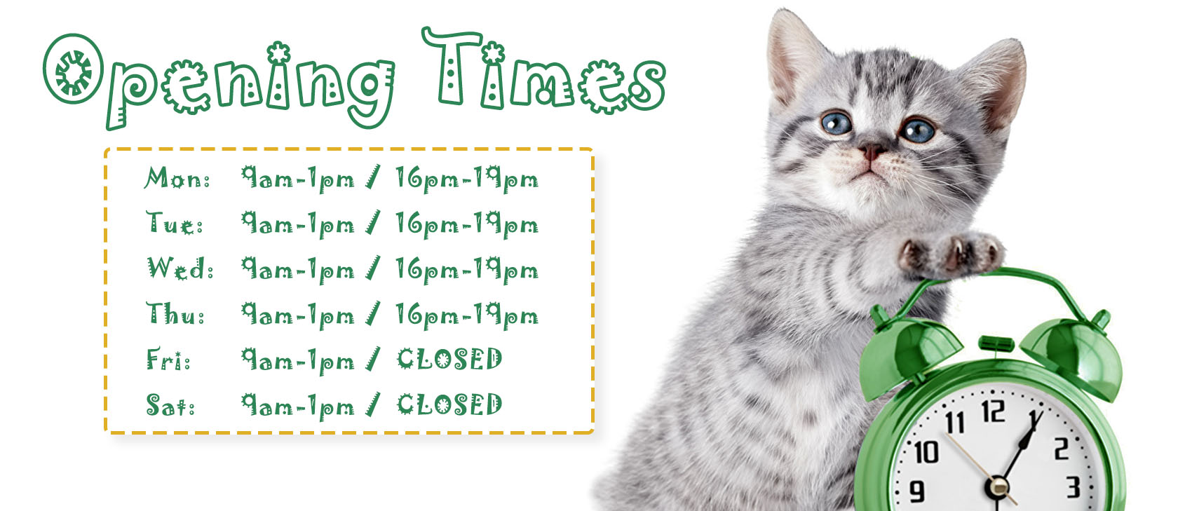 Opening Times